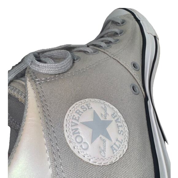 Converse Chuck Taylor All Star Ox Madison Mid Womens Sz 9 Wolf Grey Pearl - Picture 7 of 14